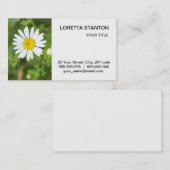 Daisy flower visitekaartje (Voorkant / Achterkant)