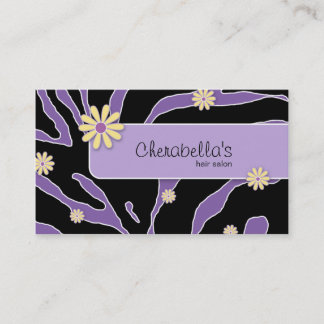 Daisy Flower Visitekaartje Paars YB