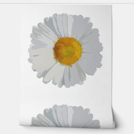 Daisy Flower Waterverf Behang