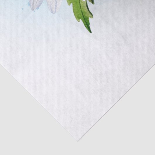 Daisy Flower Waterverf Tissuepapier (Detail)