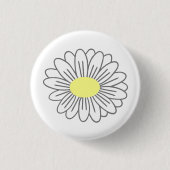 Daisy Flower Witte Button (Voorkant)
