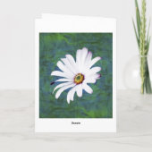 Daisy Flower wordt snel goed Kaart (Achterkant)