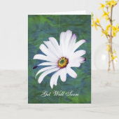 Daisy Flower wordt snel goed Kaart (Gele Bloem)