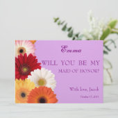 Daisy Flower zal mijn erfgenaam zijn Kaart (Staand voorkant)