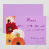 Daisy Flower zal mijn erfgenaam zijn Kaart (Voorkant / Achterkant)