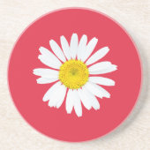 Daisy flower zandsteen onderzetter (Voorkant)