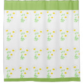 Daisy Flowered Douchegordijn (Voorkant)