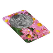 Daisy Flowers and Bumble Bee Lijst Uw foto toevoeg Magneet (Rechterzijde)