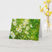  Daisy Flowers Art Faith Bijbel Verse Gedachte Kaart (Gele Bloem)