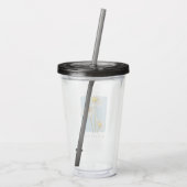 Daisy Flowers Beauty Slogan Acryl Drinkbeker (Achterkant)