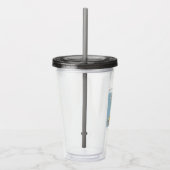 Daisy Flowers Beauty Slogan Acryl Drinkbeker (Rechts)