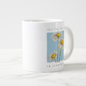 Daisy Flowers Beauty Slogan Grote Koffiekop (Voorkant rechts)