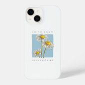 Daisy Flowers Beauty Slogan iPhone Hoesje (Achterkant)