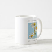 Daisy Flowers Beauty Slogan Koffiemok (Voorkant rechts)