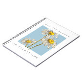 Daisy Flowers Beauty Slogan Notitieboek (Linkerzijde)