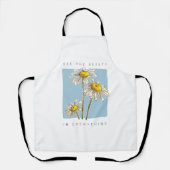 Daisy Flowers Beauty Slogan Schort (Voorkant)
