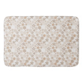 Daisy Flowers Beige Floral Aesthetic Ditsy Tan Badmat (Voorkant)