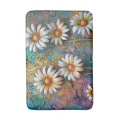  Daisy Flowers Bloemenpatroon Natuur Badmat (Voorkant Verticaal)