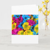 Daisy Flowers Blossoms Love Destiny Shower Party Kaart (Gele Bloem)