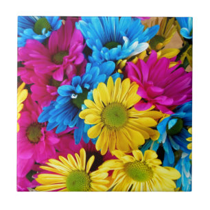 Daisy Flowers Blossoms Love Destiny Shower Party Tegeltje
