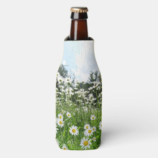 Daisy Flowers Bottle Cooler (Fles Voorkant)