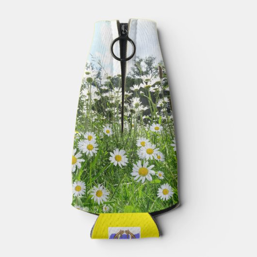 Daisy Flowers Bottle Cooler (Achterkant)