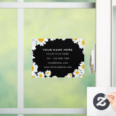 Daisy Flowers Business Professional Window Cling Raamsticker (Huis)