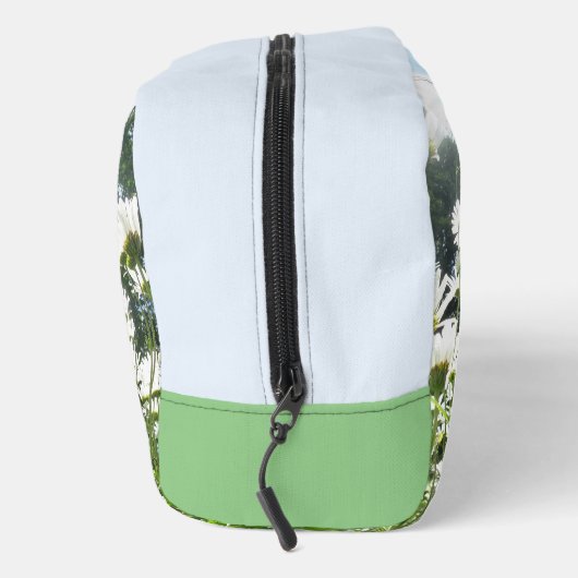 Daisy Flowers Cust. Tekst Toiletery tas (Rechts)