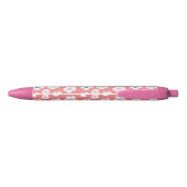 Daisy Flowers Custom Zwarte Inkt Pen (Achterkant)