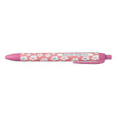 Daisy Flowers Custom Zwarte Inkt Pen (Bodem)