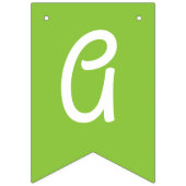 Daisy Flowers Cute Colorful 1st Birthday Party Vlaggetjes (Derde vlag)