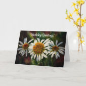  Daisy Flowers Daisies Birthday Kaart (Gele Bloem)