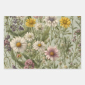  Daisy Flowers en Wildflower Inpakpapier Vel (Voorkant 2)