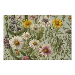  Daisy Flowers en Wildflower Perfect Poster