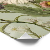  Daisy Flowers en Wildflower Perfect Poster (Hoek)