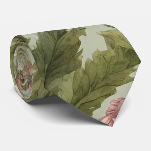  Daisy Flowers en Wildflower Stropdas (Opgerold)