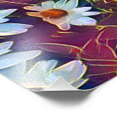 DAISY FLOWERS FOTO AFDRUK (Hoek)