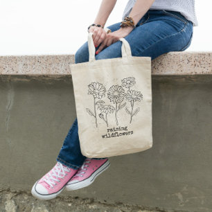 Daisy Flowers Groei Tote Bag