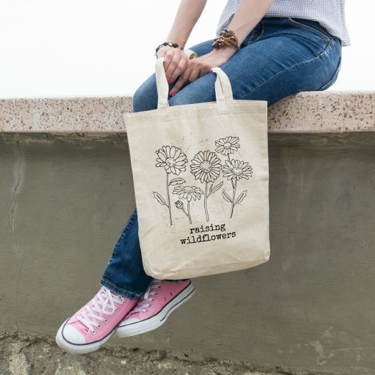 Daisy Flowers Groei Tote Bag