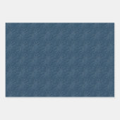 Daisy Flowers in Blue Natuur Art Pattern Inpakpapier Vel (Voorkant 3)