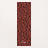 Daisy Flowers in Bourgogne Natuur gepersonaliseerd Yogamat (Voorkant)