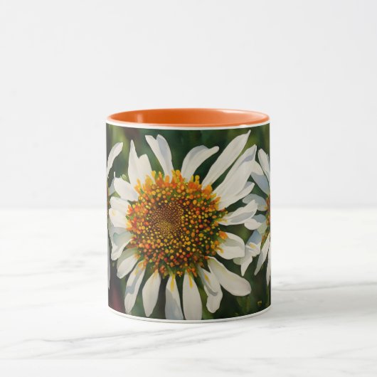 Daisy Flowers in een Tuinbots-Mok Mok (Midden)