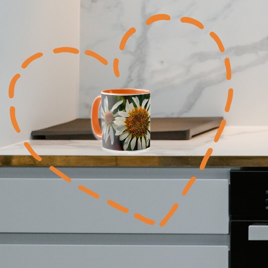 Daisy Flowers in een Tuinbots-Mok Mok