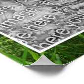 Daisy Flowers in Field Voeg je foto toe Poster (Hoek)