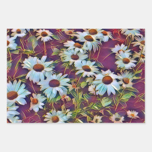 DAISY FLOWERS INPAKPAPIER VEL