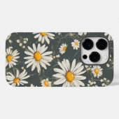Daisy Flowers iPhone 14, 15 Stevige Hoes, Botanisc Case-Mate iPhone Case (Achterkant (horizontaal))
