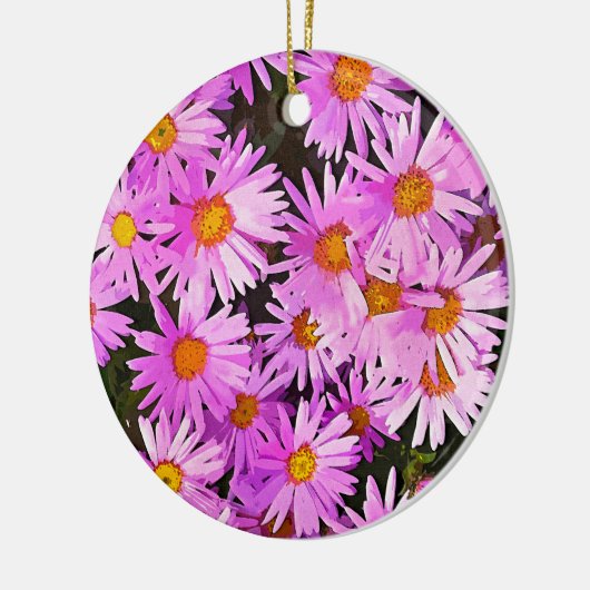 DAISY FLOWERS KERAMISCH ORNAMENT (Links)