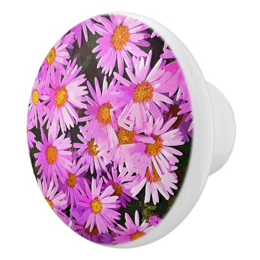 DAISY FLOWERS KERAMISCHE KNOP (Rechts)