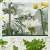 Daisy Flowers Kitchen Hand Towels Daisies Theedoek (Gevouwen)