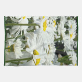 Daisy Flowers Kitchen Hand Towels Daisies Theedoek (Horizontaal)